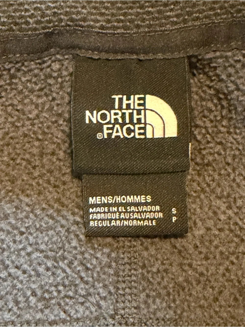 The North Face Men's Fleece Quarter-Zip - Dark Gray